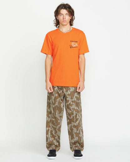 Men's Pour Choices Short Sleeve Tee-Neon Orange-Volcom