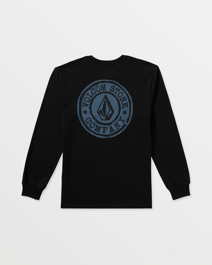 Men's Logo Stamp Long Sleeve Tee--Volcom