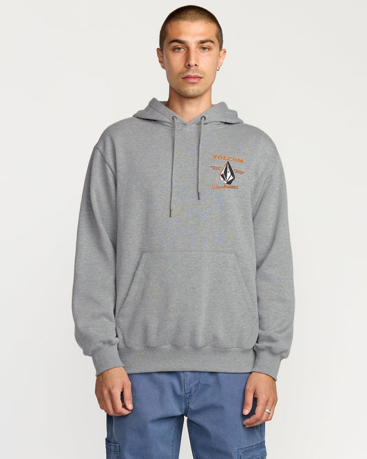 Men's Workwear Pullover-Heather Grey-Volcom