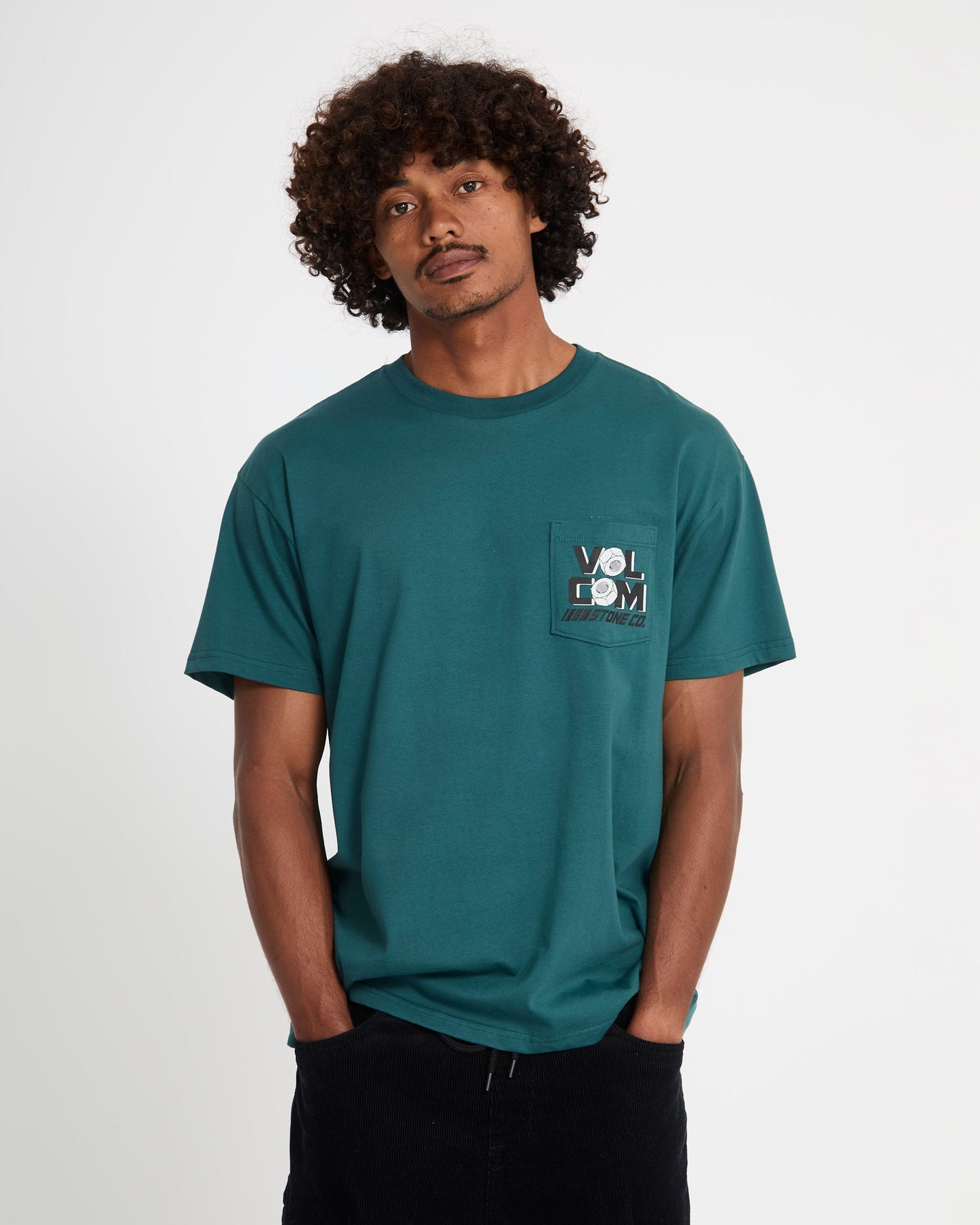 Men's Parted Out Pocket Short Sleeve Tee