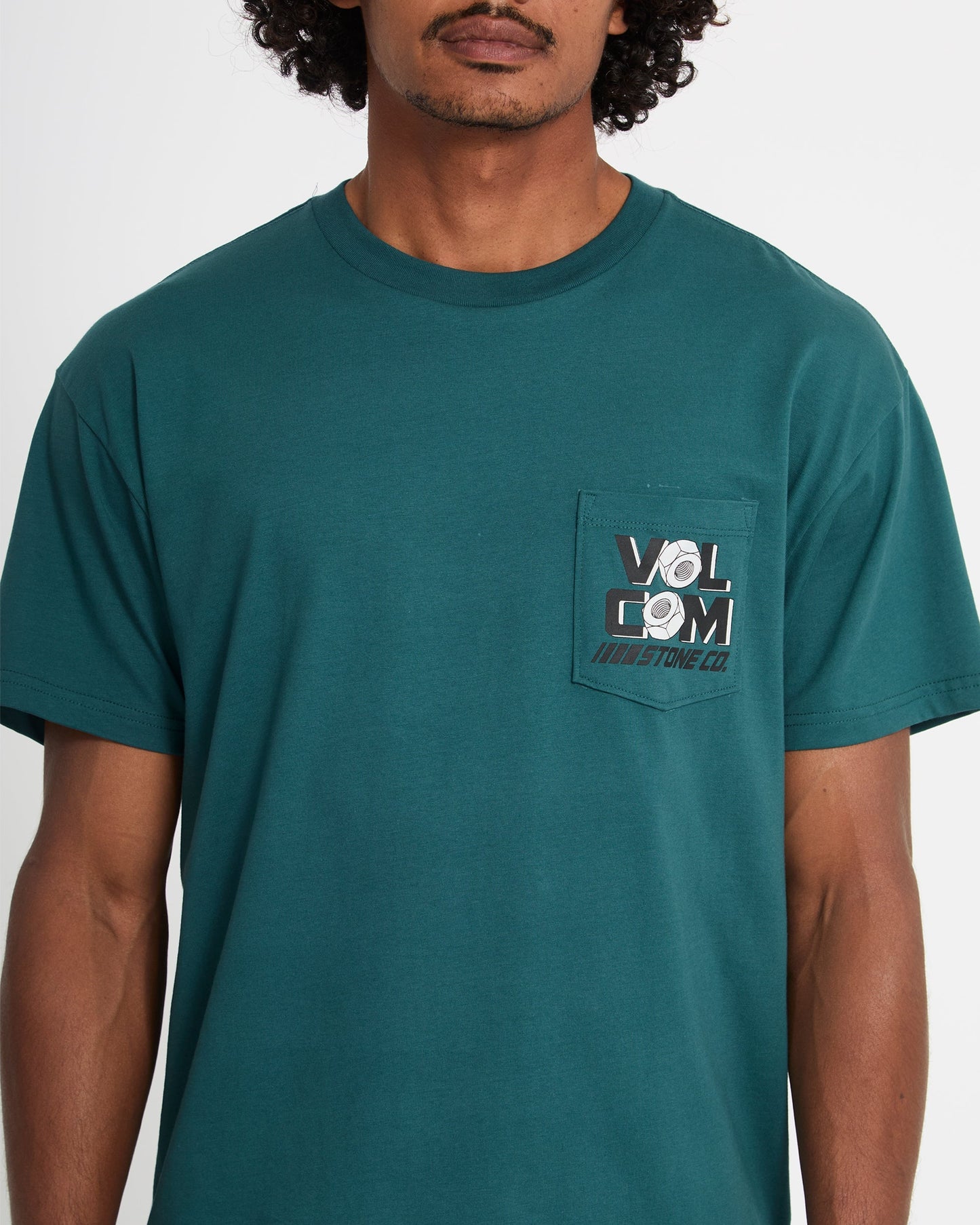 Men's Parted Out Pocket Short Sleeve Tee