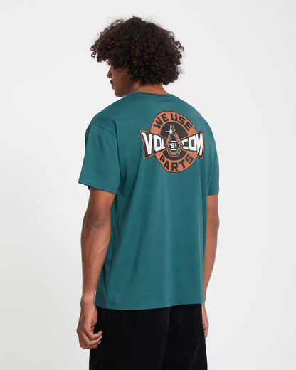 Men's Parted Out Pocket Short Sleeve Tee