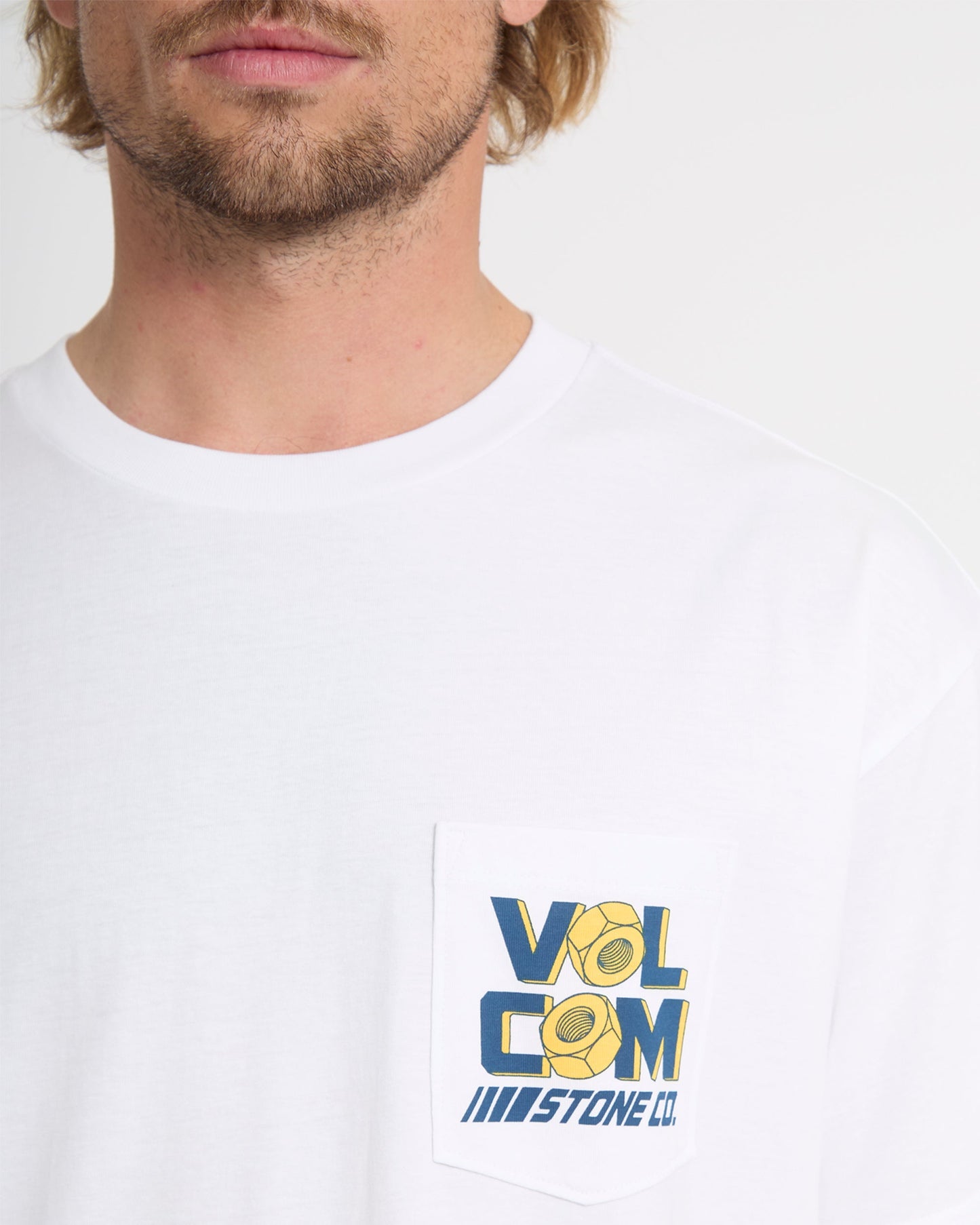 Men's Parted Out Pocket Short Sleeve Tee
