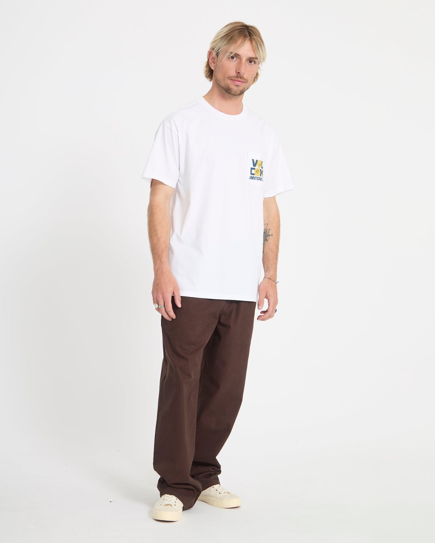 Men's Parted Out Pocket Short Sleeve Tee