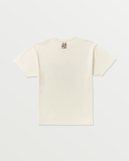 Men's Featured Artist Callum Rooney Short Sleeve Tee-Off White-Volcom