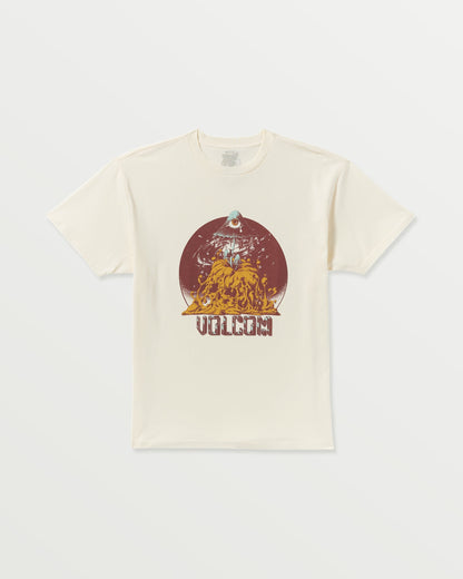 Men's Featured Artist Callum Rooney Short Sleeve Tee-Off White-Volcom