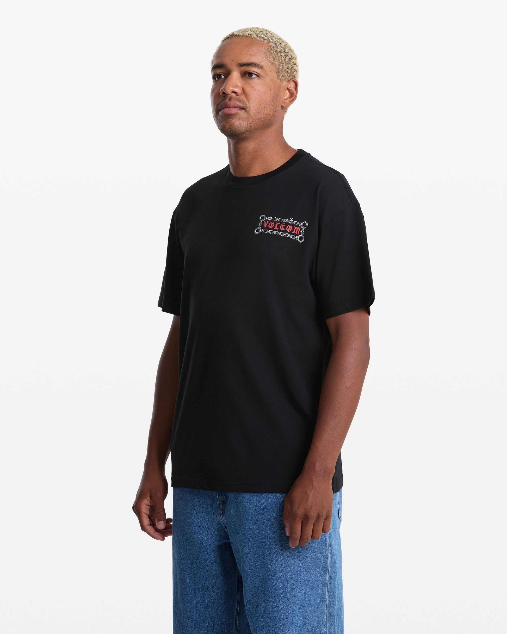 Volcom Men's Featured Artist Daniel Shepard Unlocked Short Sleeve Tee