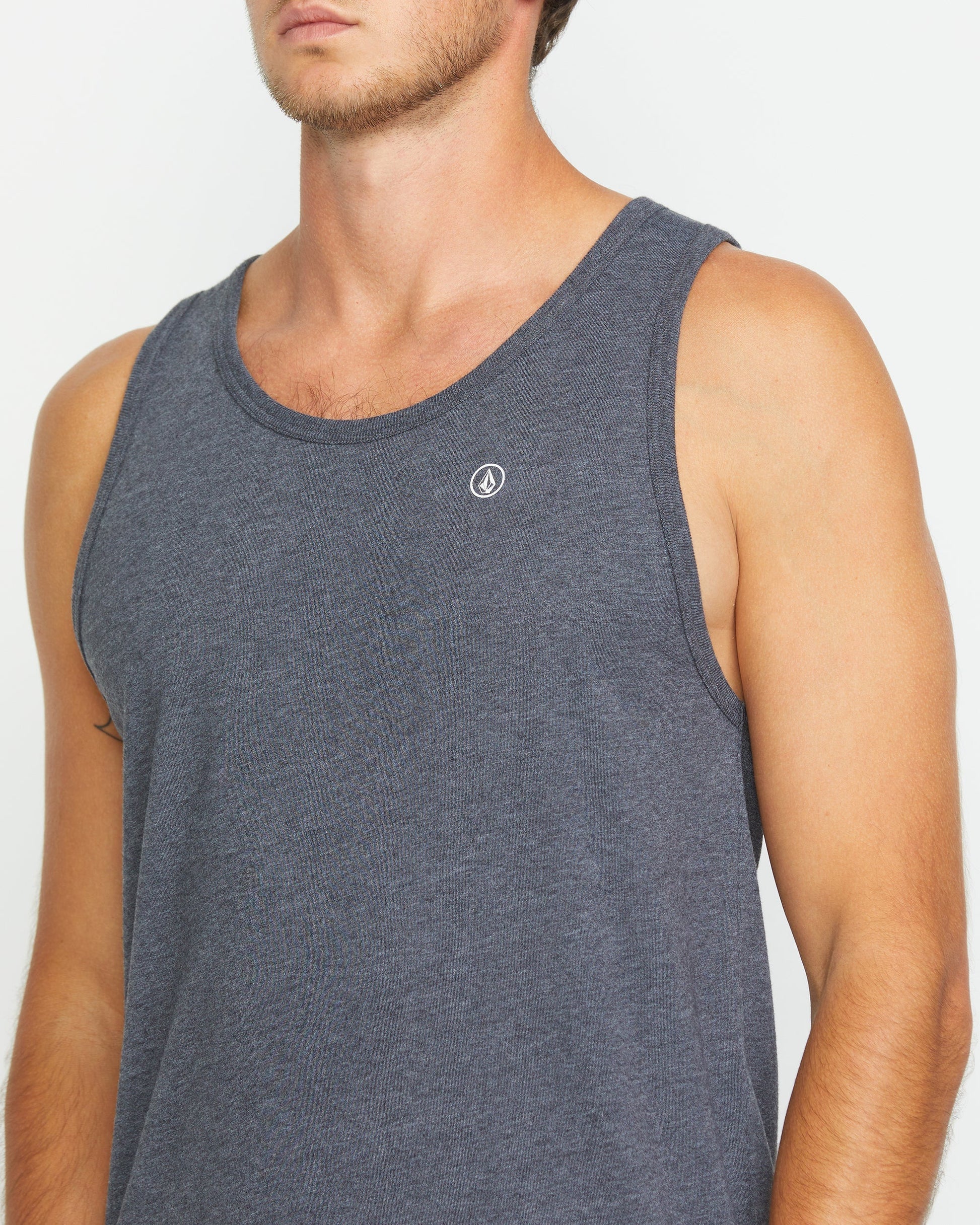 Men's Solid Heather Tank