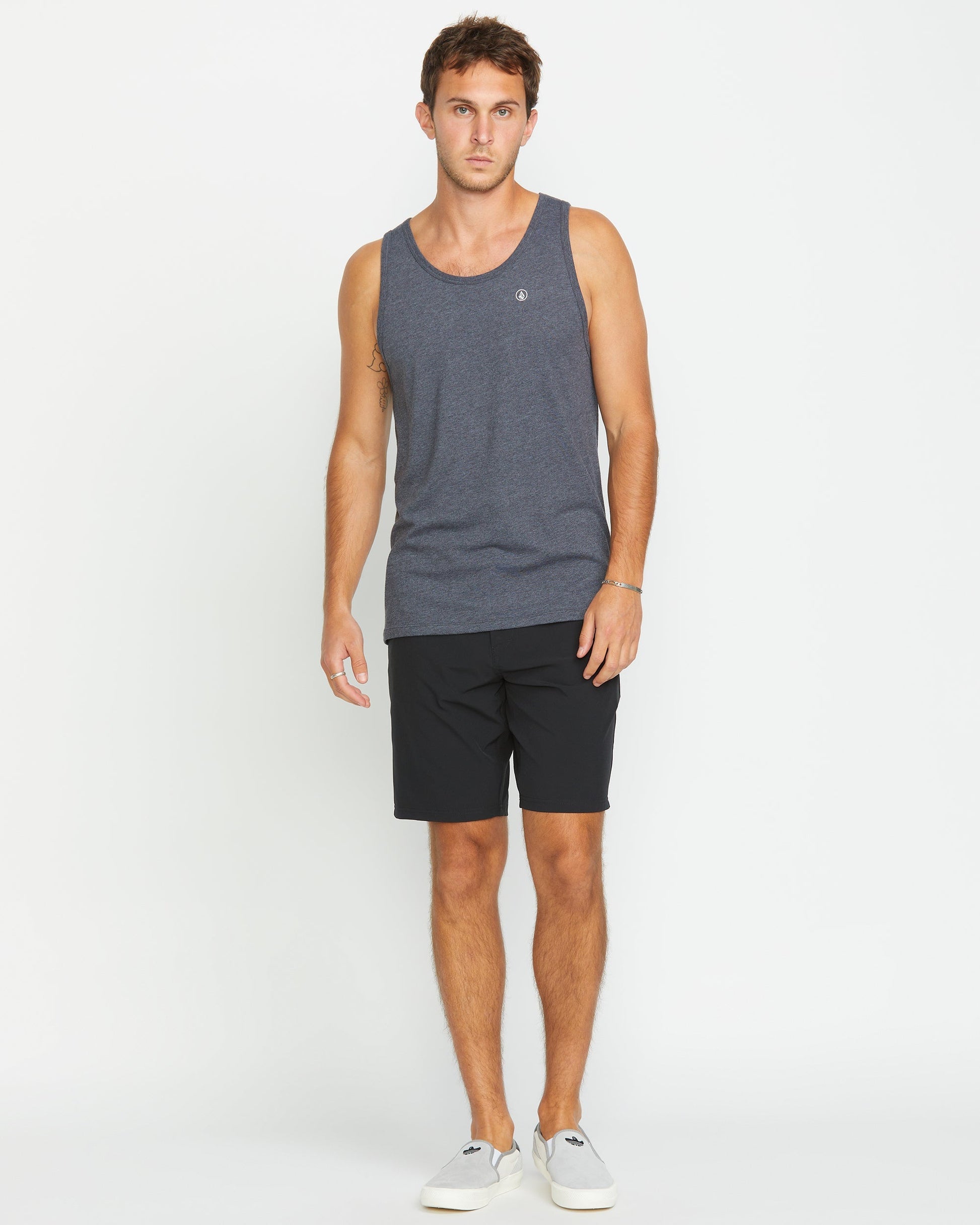 Men's Solid Heather Tank