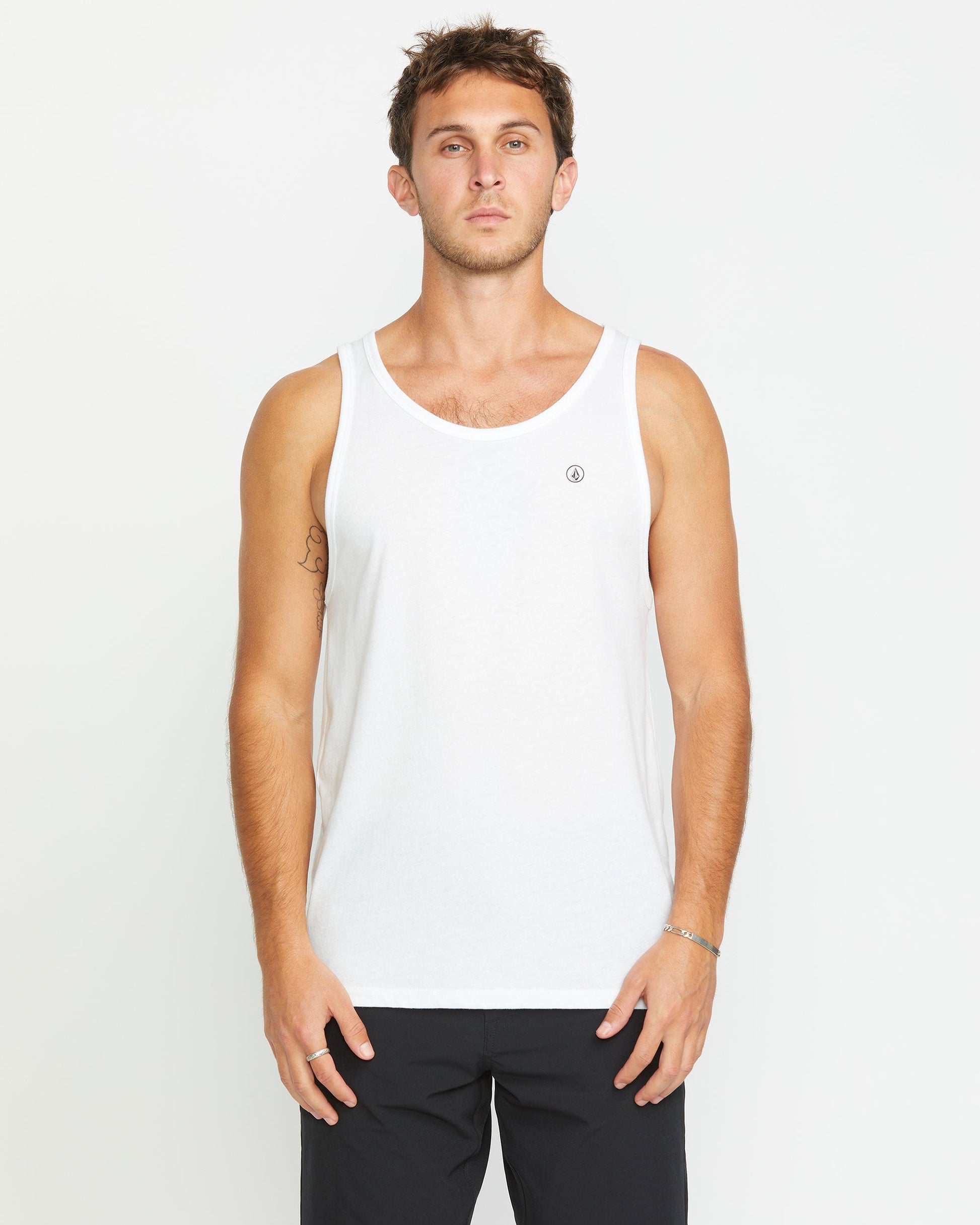 Men's Solid Heather Tank