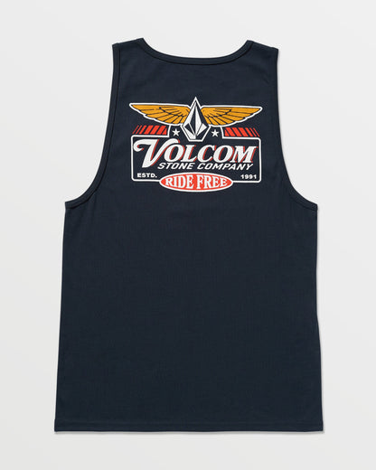 Men's Revel Tank-Navy-Volcom