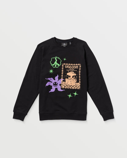 Men's Featured Artist F Rygalski Crew-Black-Volcom