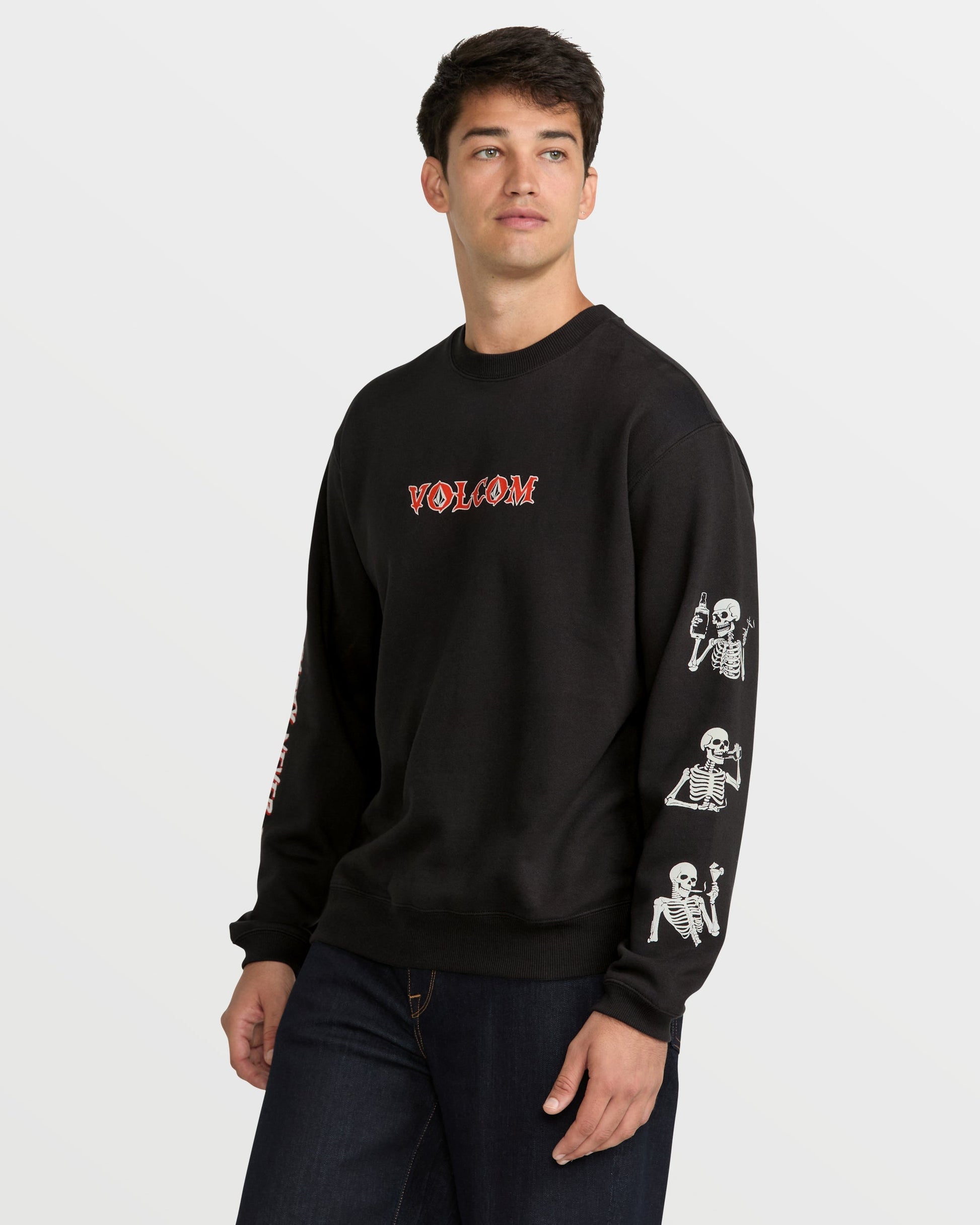 Men's Never Ends Crew Sweatshirt--Volcom