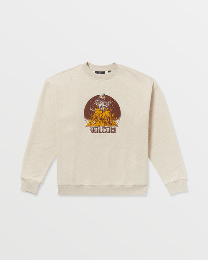 Men's Featured Artist Callum Rooney Crew-Dust Heather-Volcom