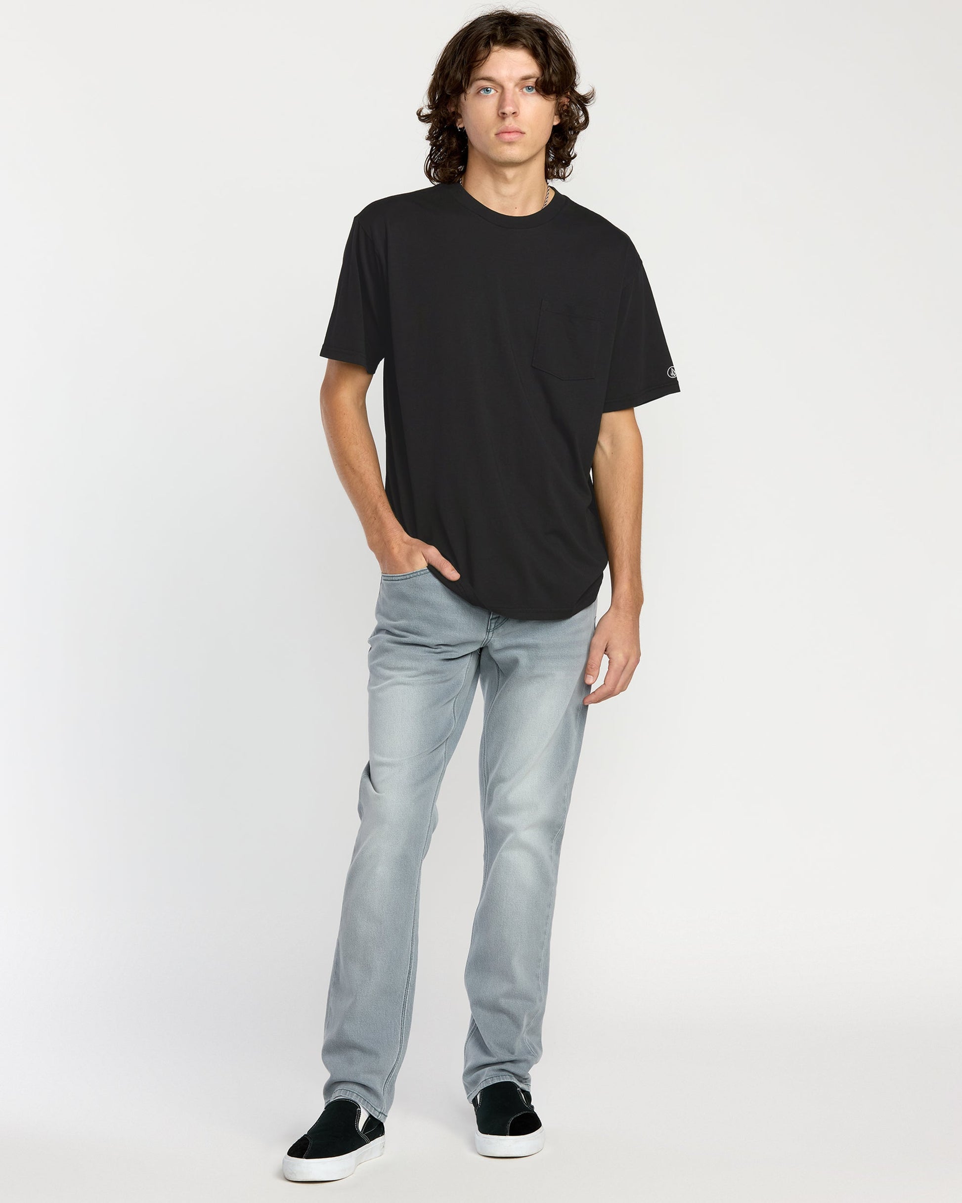 Volcom Men's Solid Short Sleeve Pocket Tee