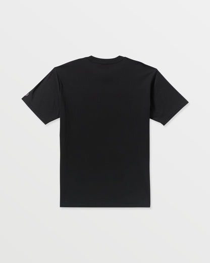 Men's Solid Short Sleeve Tee-Black-Volcom