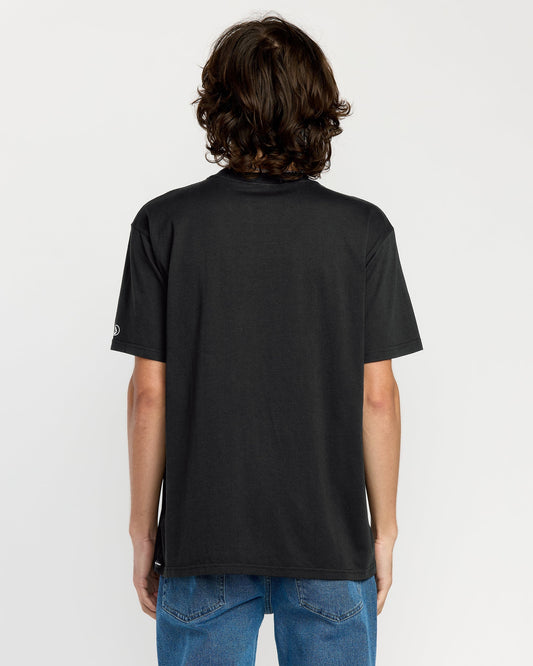Men's Solid Short Sleeve Tee-Black-Volcom