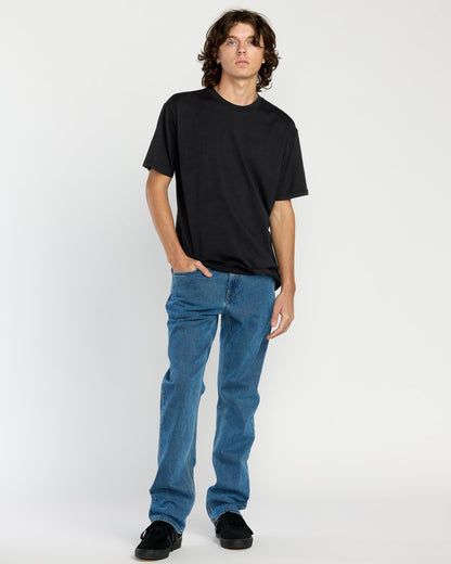 Men's Solid Short Sleeve Tee-Black-Volcom
