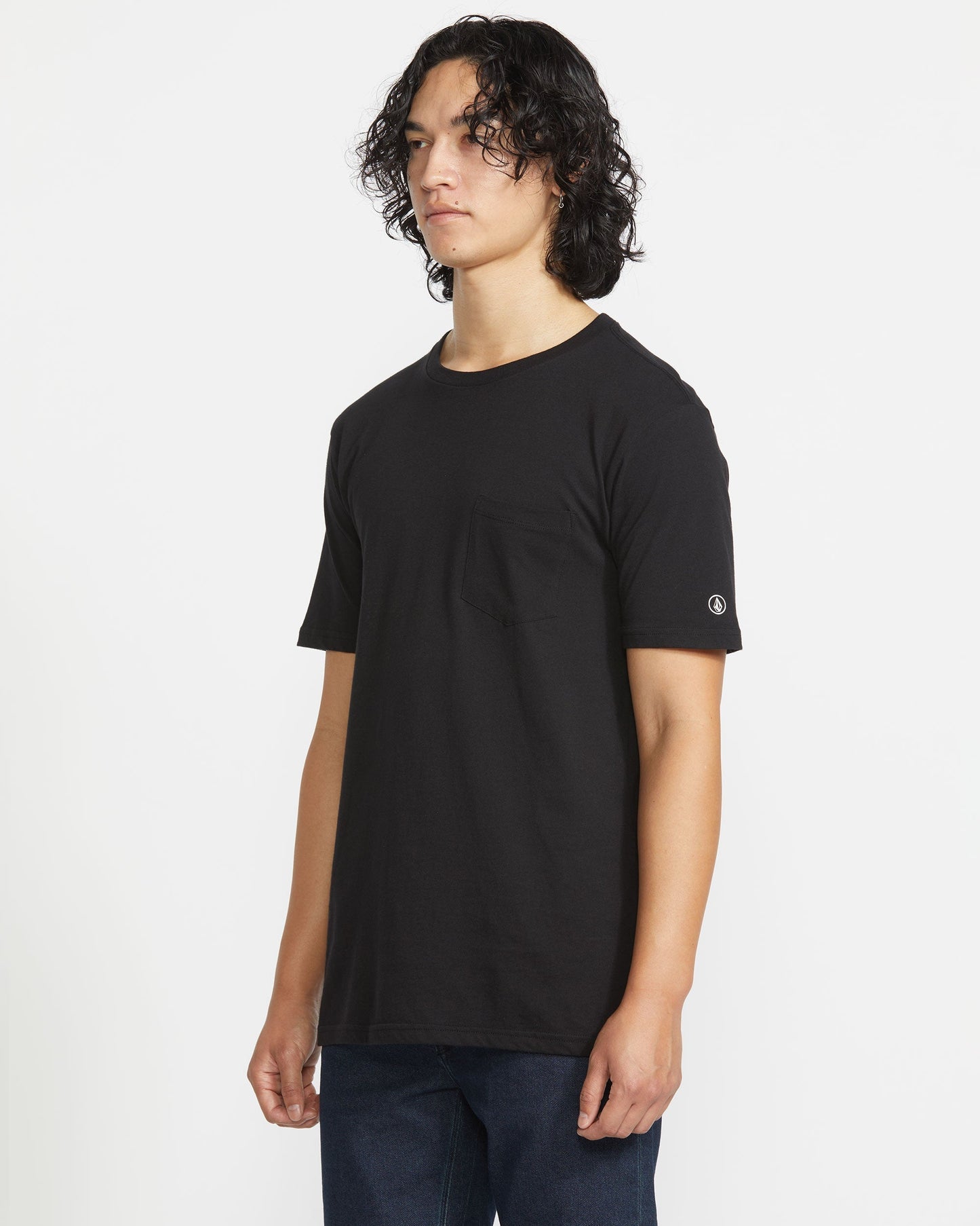 Men's Solid Short Sleeve Tee Pocket Tee