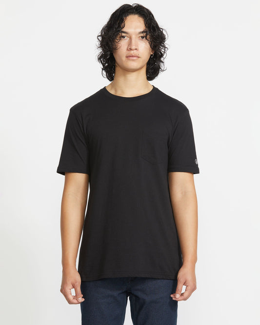 Men's Solid Short Sleeve Tee Pocket Tee