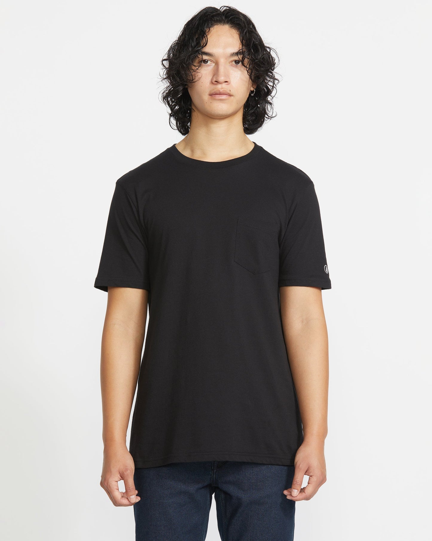 Men's Solid Short Sleeve Tee Pocket Tee
