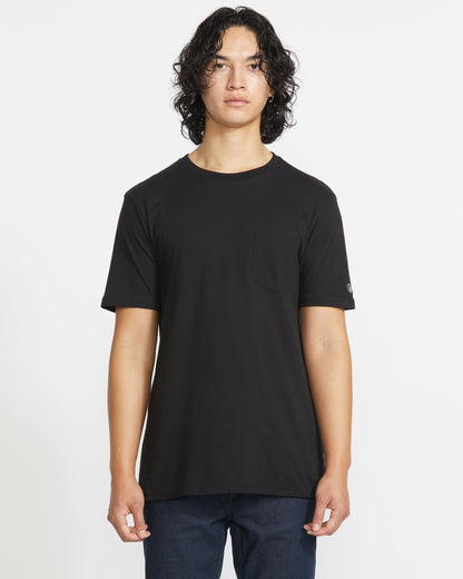 Men's Solid Short Sleeve Tee Pocket Tee