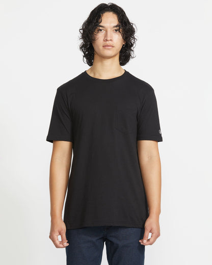 Men's Solid Short Sleeve Tee Pocket Tee