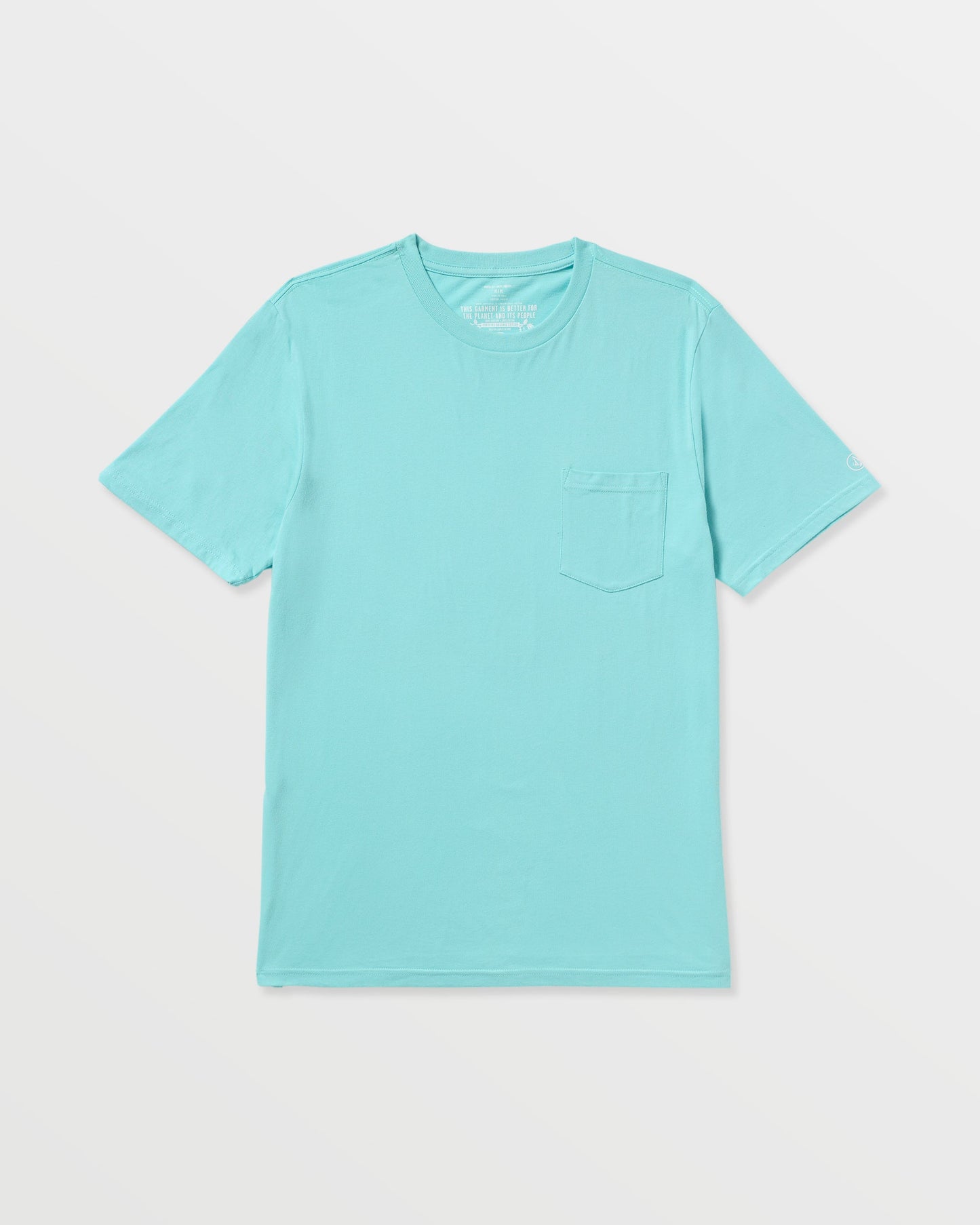Men's Solid Short Sleeve Tee Pocket Tee