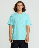 Men's Solid Short Sleeve Shirt Pocket Tee-Poolside-Volcom