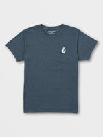 Men's Blaquedout Short Sleeve Tee-Navy Heather-Volcom