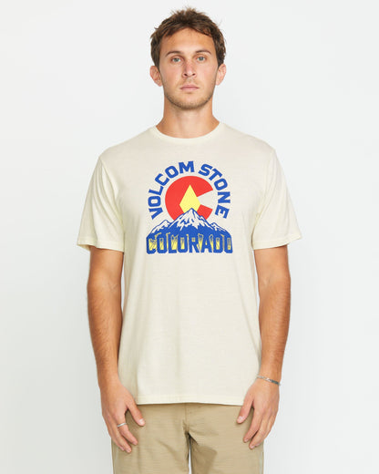 Men's Rockyrado Short Sleeve Tee-Off White Heather-Volcom