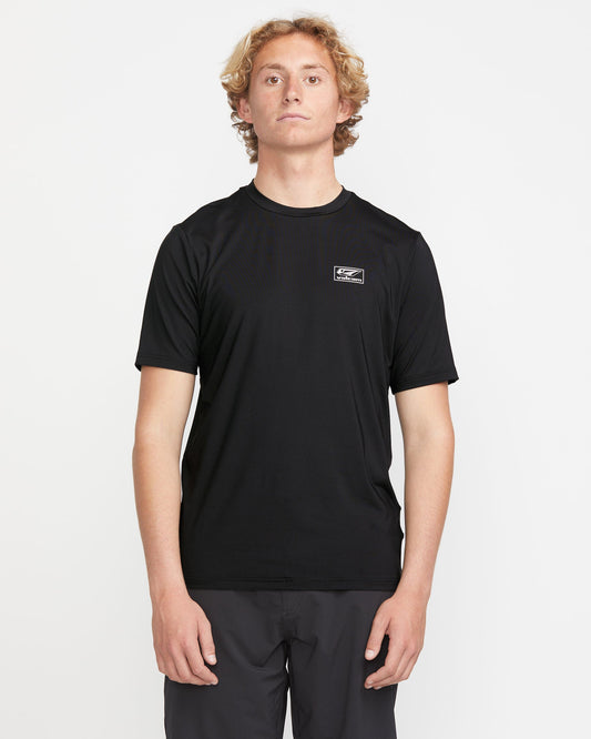 Men's Modstone Loose Short Sleeve Surf Tee-Black-Volcom