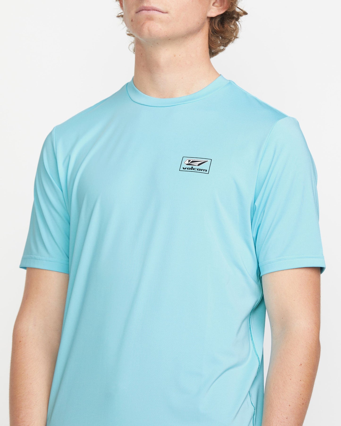 Men's Modstone Loose Short Sleeve Surf Tee-Resin Blue-Volcom