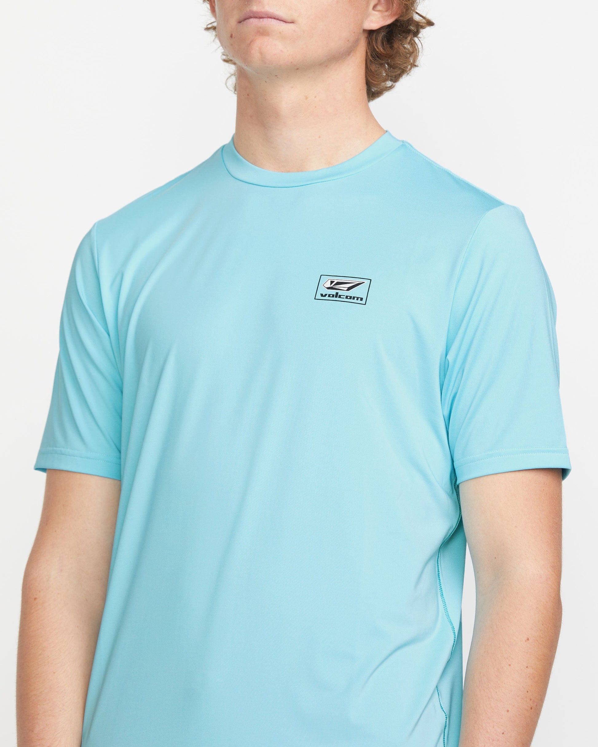 Men's Modstone Loose Short Sleeve Surf Tee-Resin Blue-Volcom