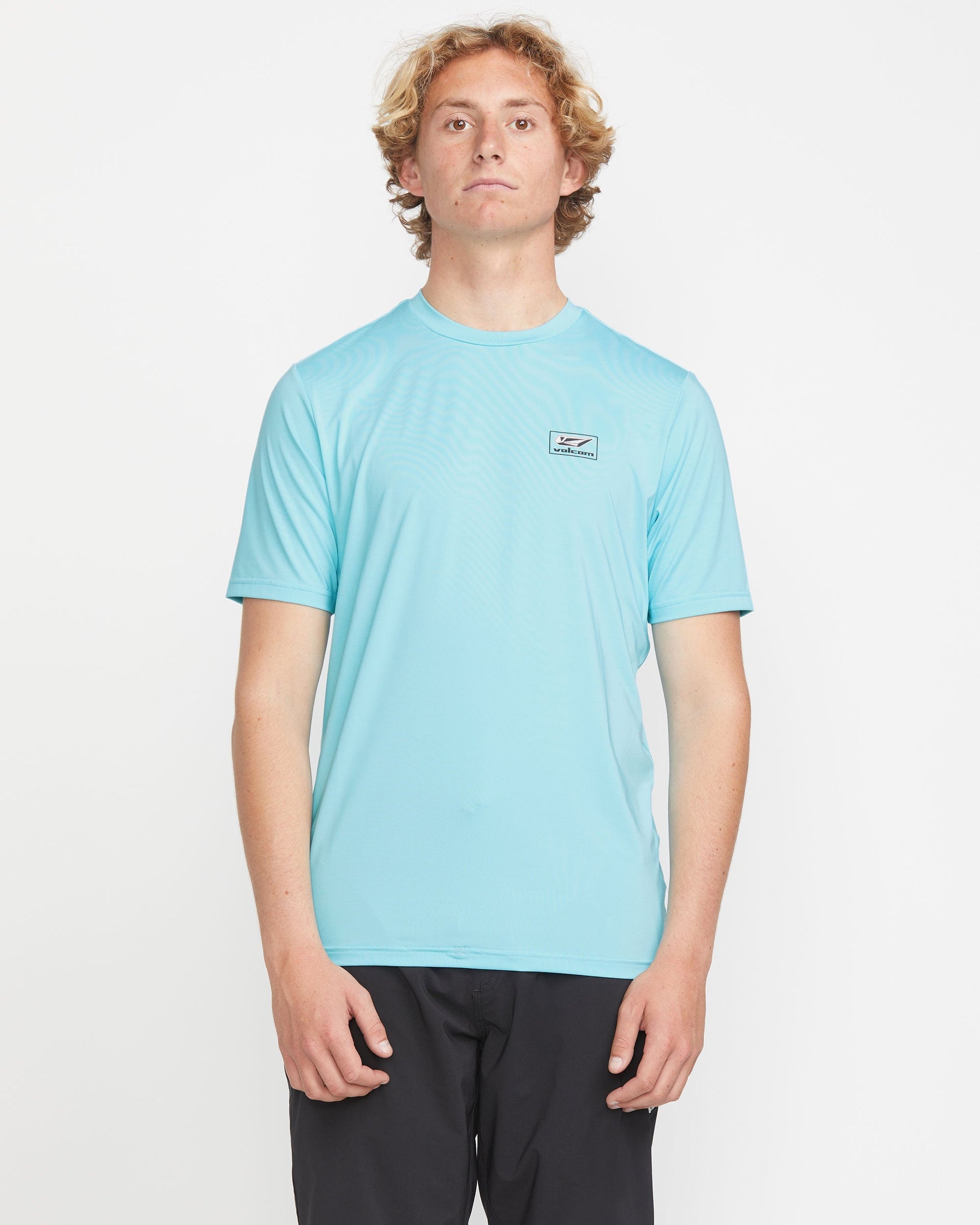 Men's Modstone Loose Short Sleeve Surf Tee-Resin Blue-Volcom