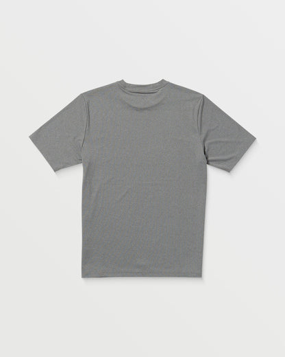 Men's Loose Short Sleeve Surf Tee-Heather Grey-Volcom