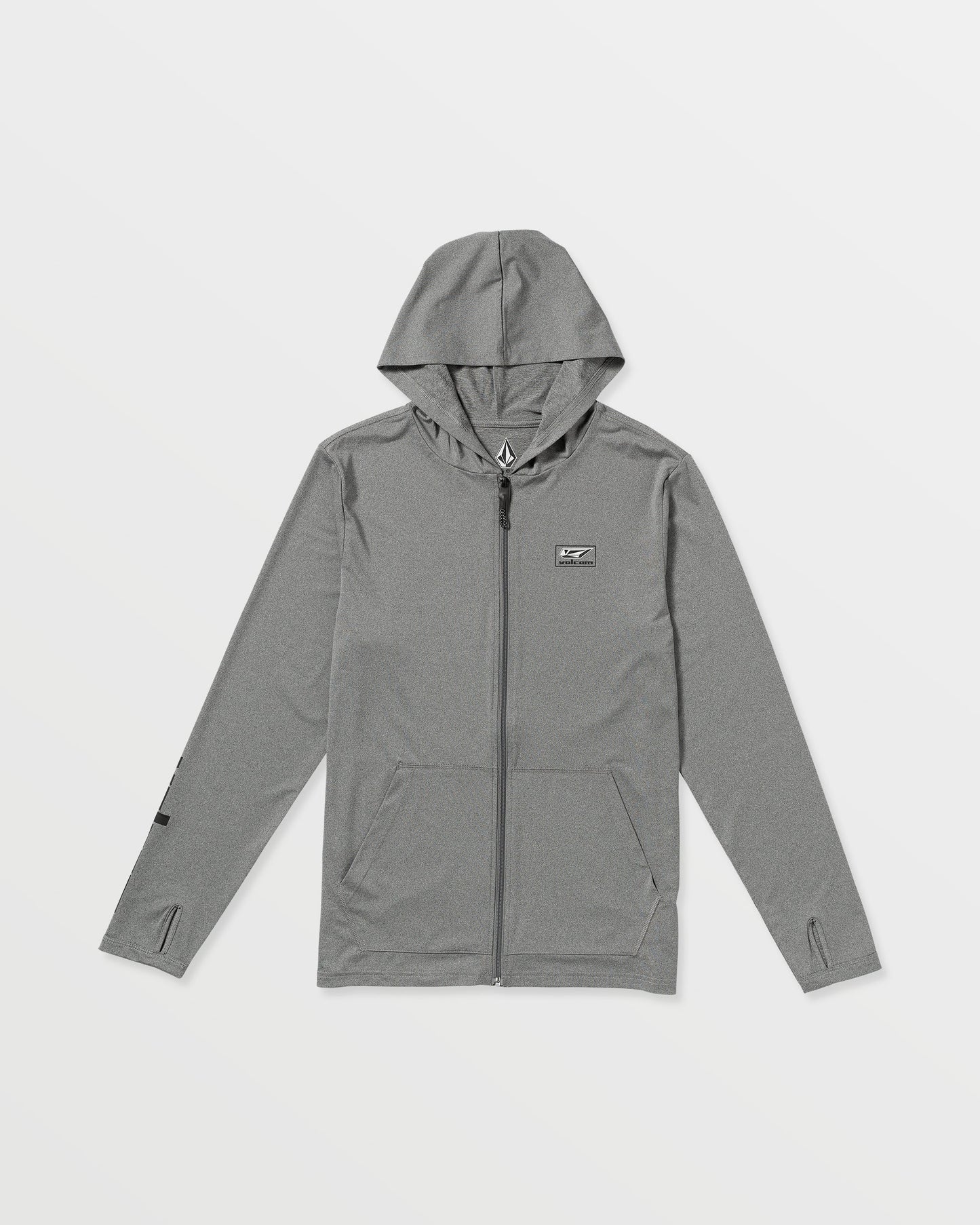 Men's Modstone Loose Zip Hood-Heather Grey-Volcom