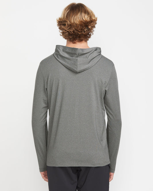 Men's Modstone Loose Zip Hood-Heather Grey-Volcom