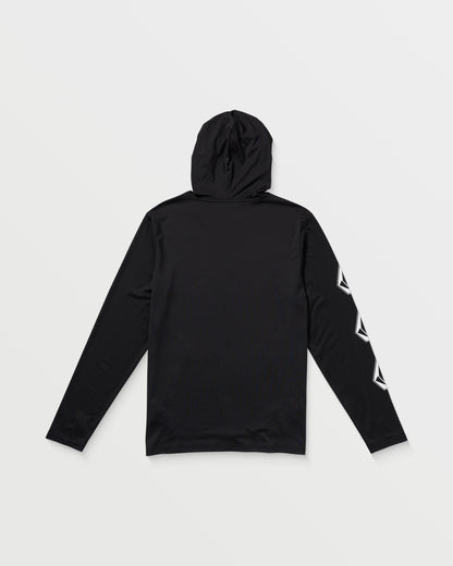 Men's Largee Iconic Hood Long Sleeve Rashguard--Volcom