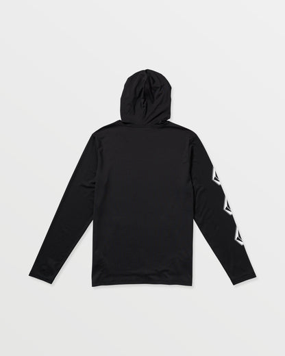 Men's Largee Iconic Hood Long Sleeve Rashguard--Volcom
