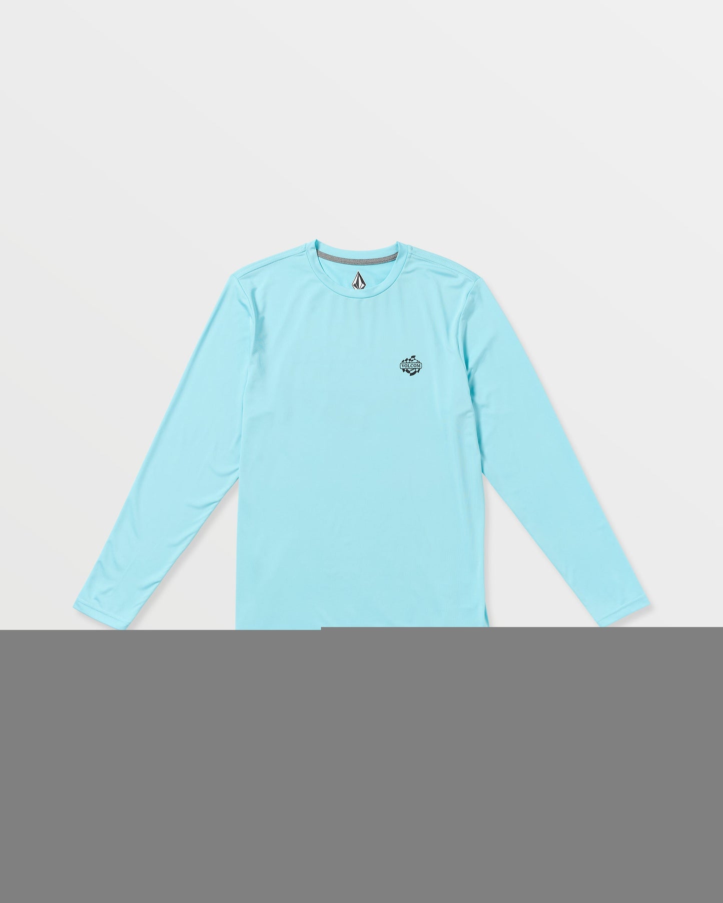Men's Oval Track Loose Long Sleeve Surf Tee-Resin Blue-Volcom