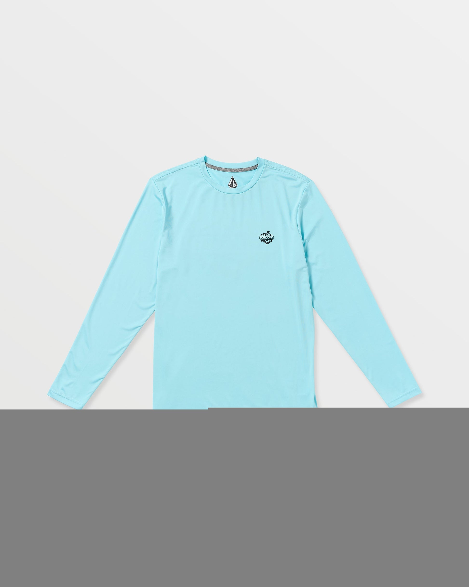 Men's Oval Track Loose Long Sleeve Surf Tee-Resin Blue-Volcom