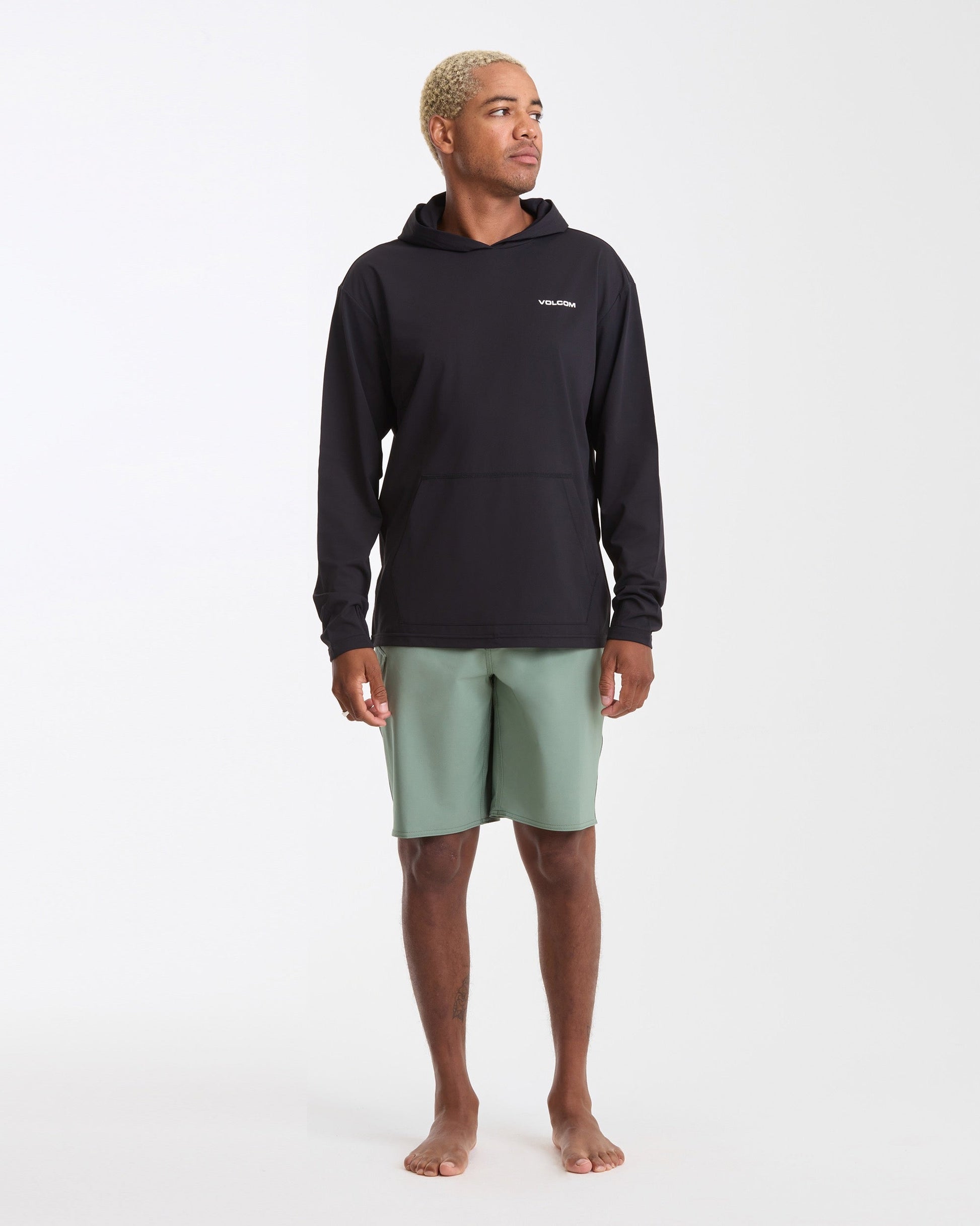 Men's Pullover Hood Long Sleeve