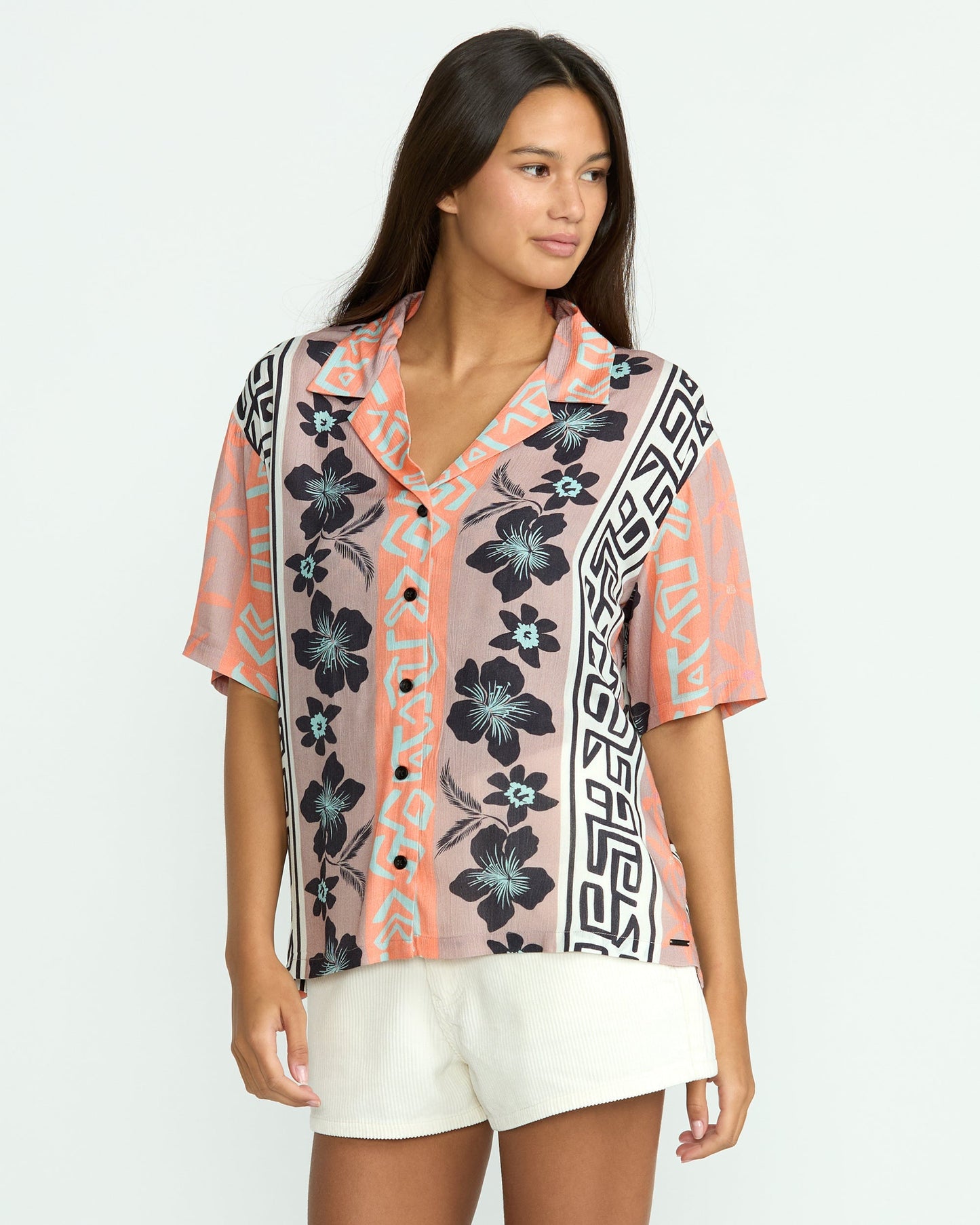 Women's Funtastical Shirt-Multi-Volcom