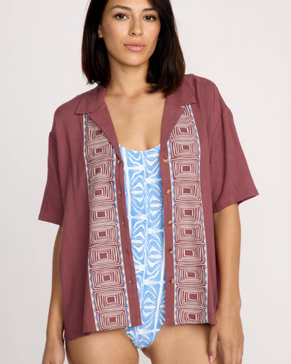 Volcom Women's Featured Artist Emma Rushton Short Sleeve Shirt