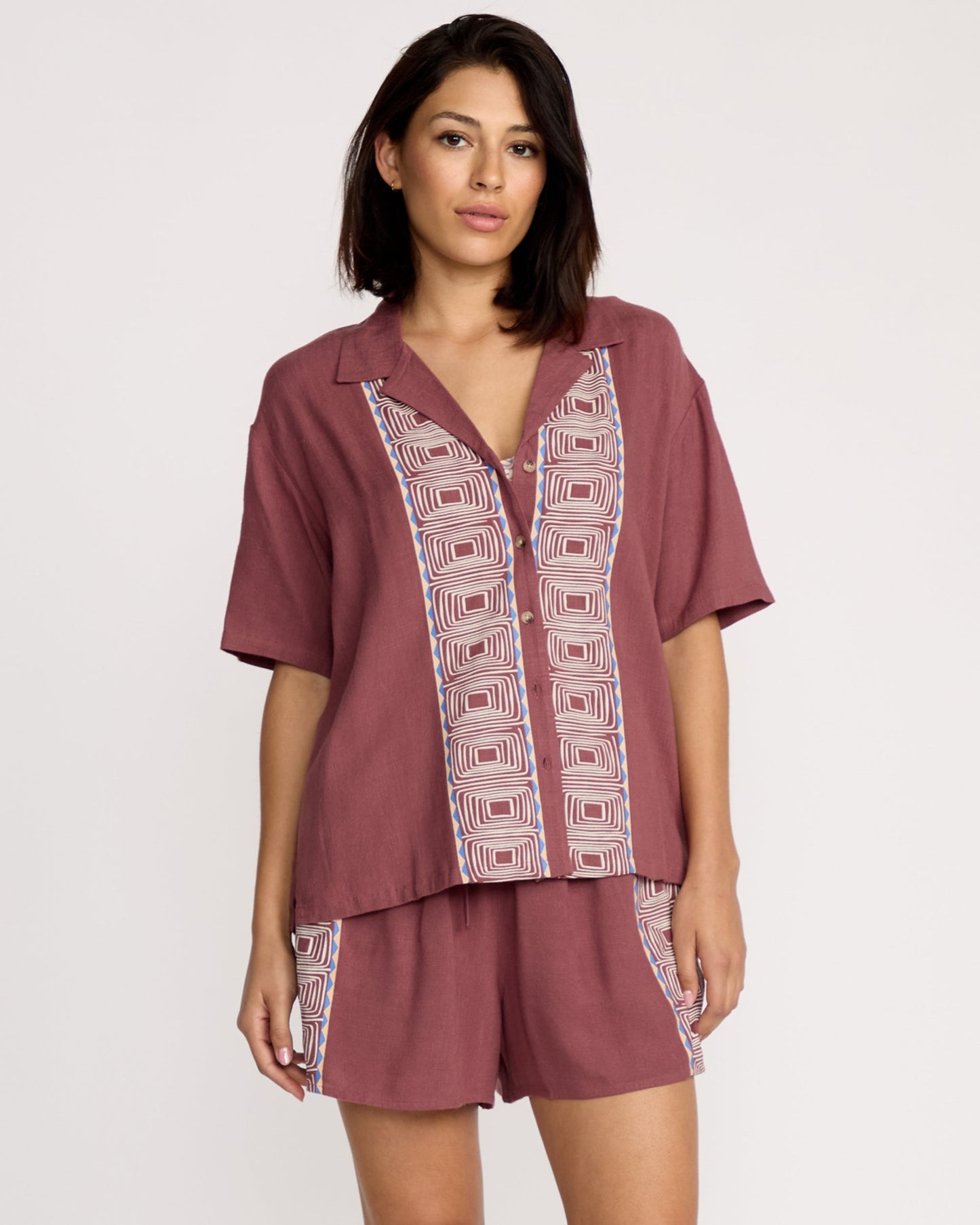Volcom Women's Featured Artist Emma Rushton Short Sleeve Shirt