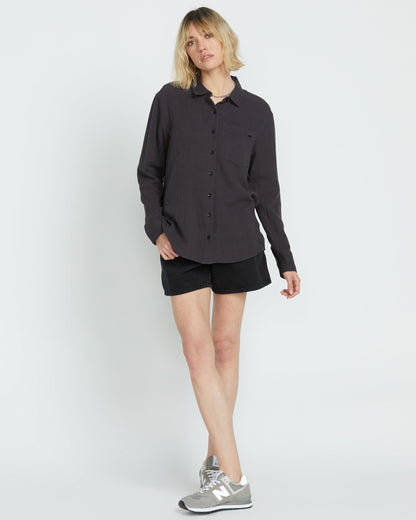 Women's Lil Button Up Long Sleeve Shirt