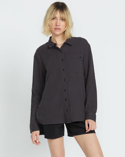 Women's Lil Button Up Long Sleeve Shirt