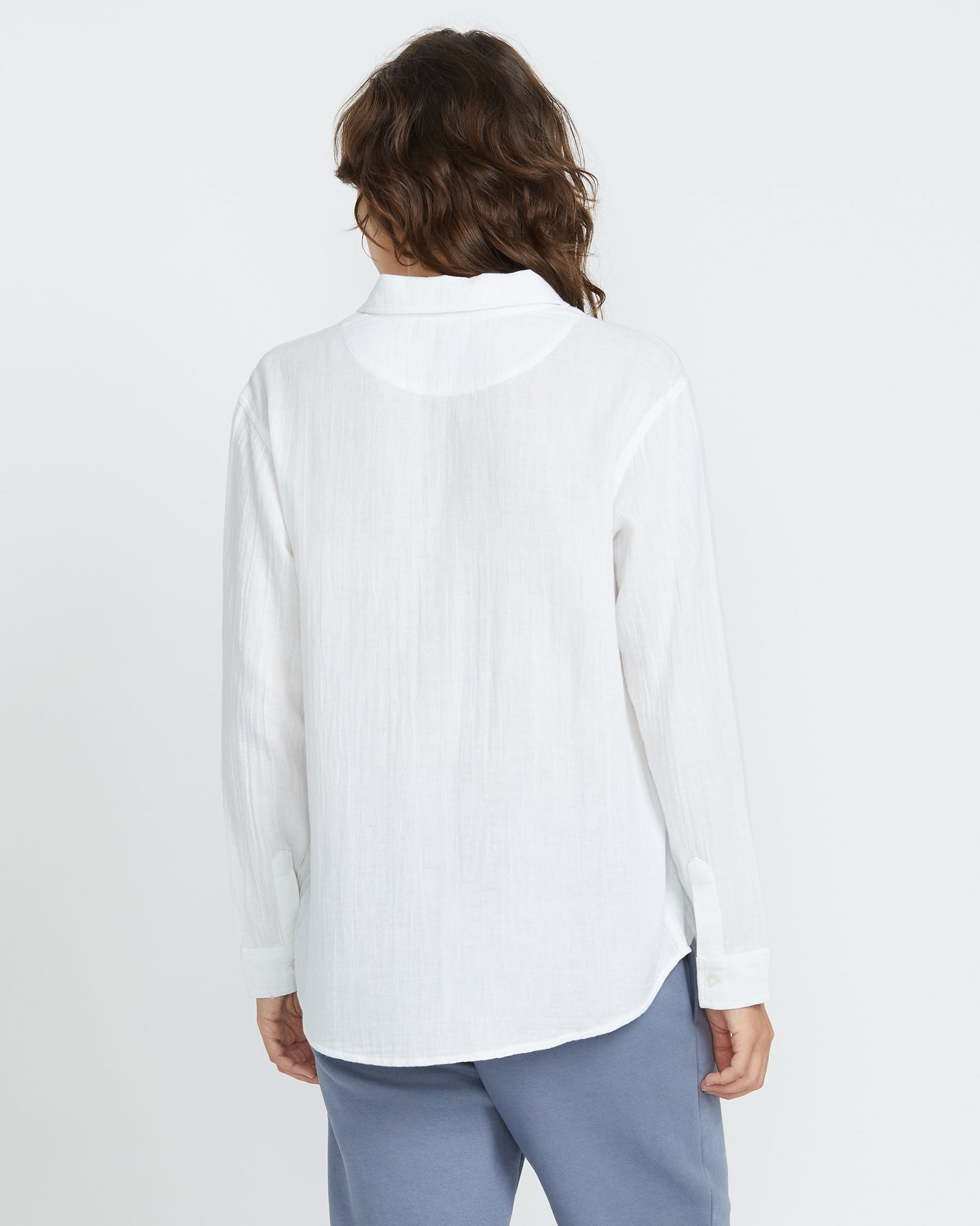 Volcom Women's Lil Button Up Long Sleeve Shirt