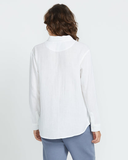 Women's Lil Button Up Long Sleeve Shirt